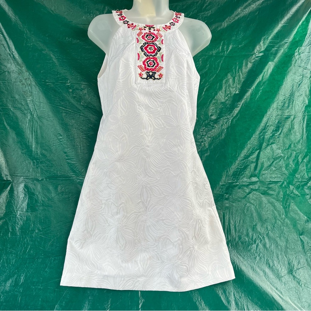 Laundry by Shelli Segal Jacquard Halter Dress Size 6